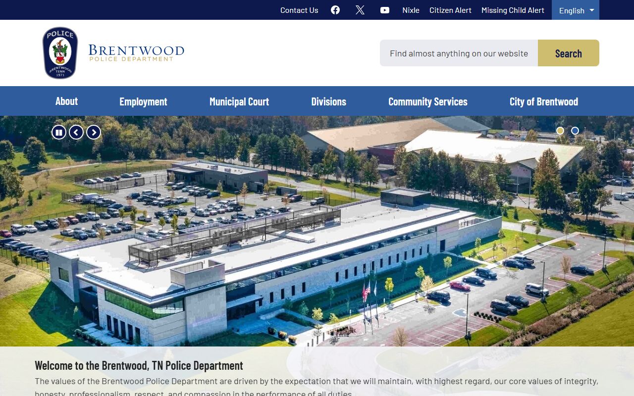 Brentwood Recent Arrests police department resource